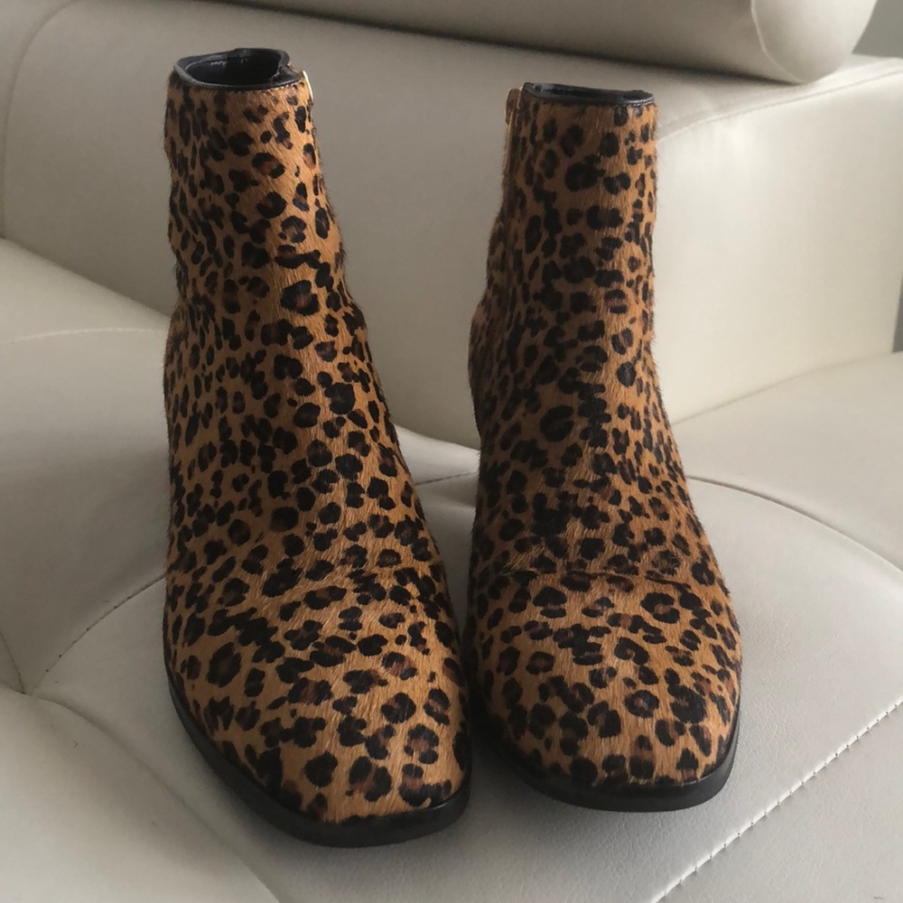 Via Spiga Leopard Booties - Picture 10 of 14